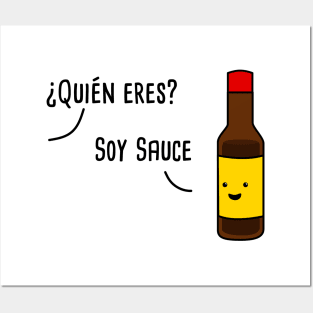 Soy Sauce - Spanish Puns Collection Posters and Art